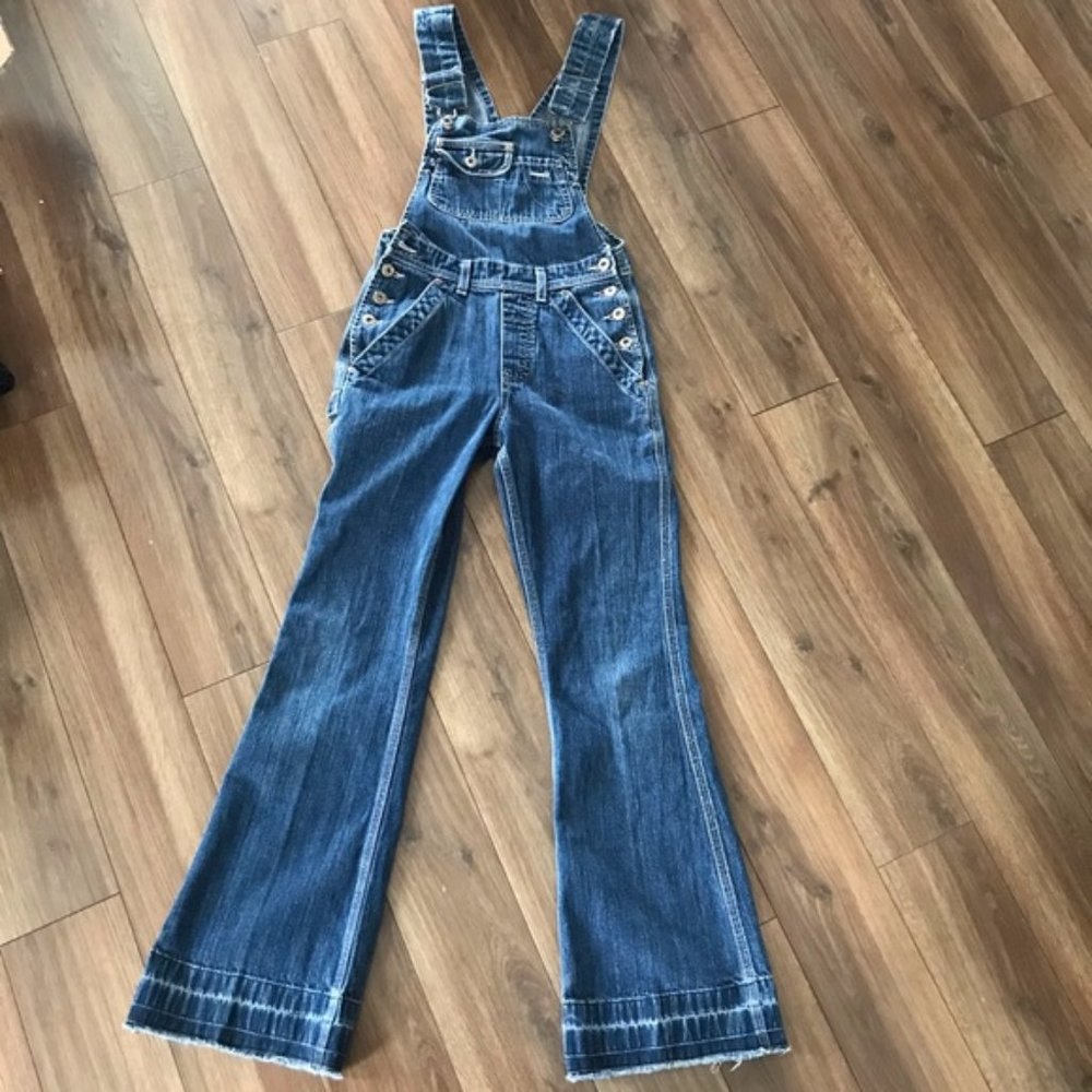 90’s Vintage Silver Overalls made in Canada